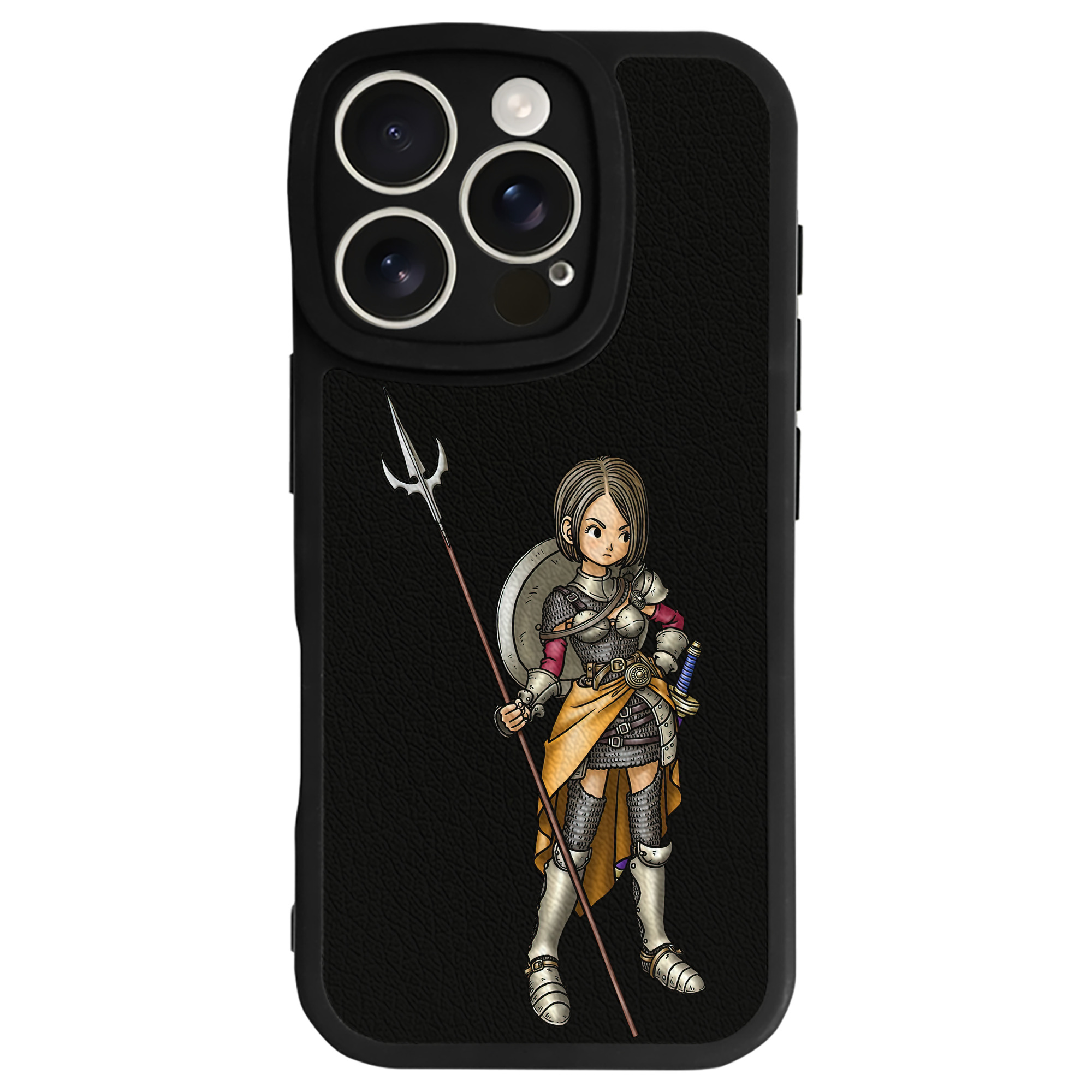 （画像用） ドラゴンクエスト Doragon Kuesuto Dragon Quest 【iPhone 16シリーズ対応】シリコンスマホケース（レザー調） 材質：シリコン